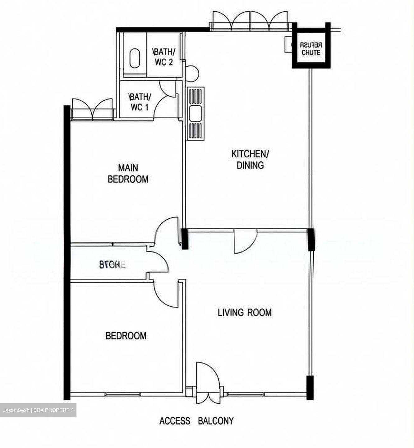 Blk 602 Clementi West Street 1 (Clementi), HDB 3 Rooms #582338591